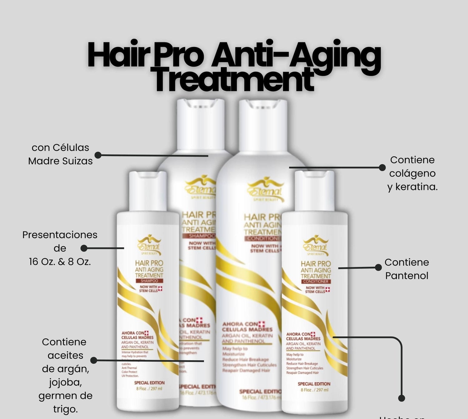 Acondicionador antienvejecimiento Hair Pro