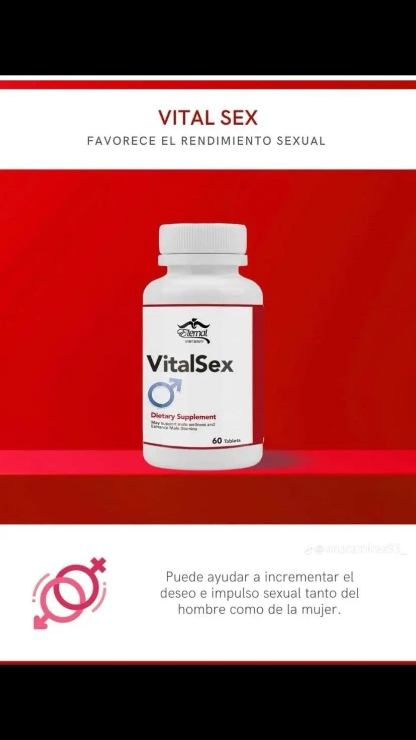 Vital Sex - Mejora el rendimiento sexual - 60 comprimidos