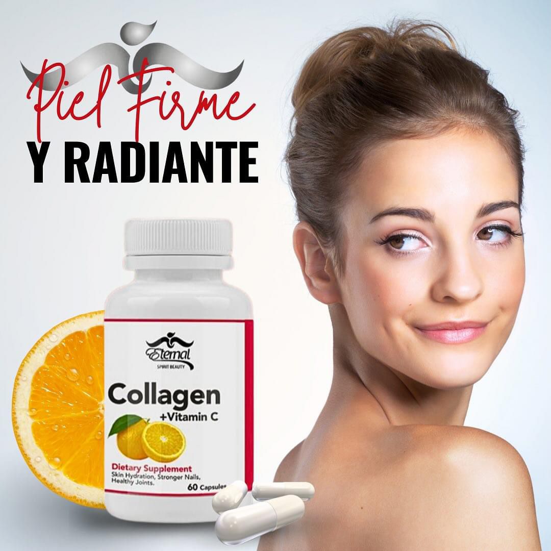 Colágeno con vitamina C - Eternal Spirit Beauty - 60 cápsulas