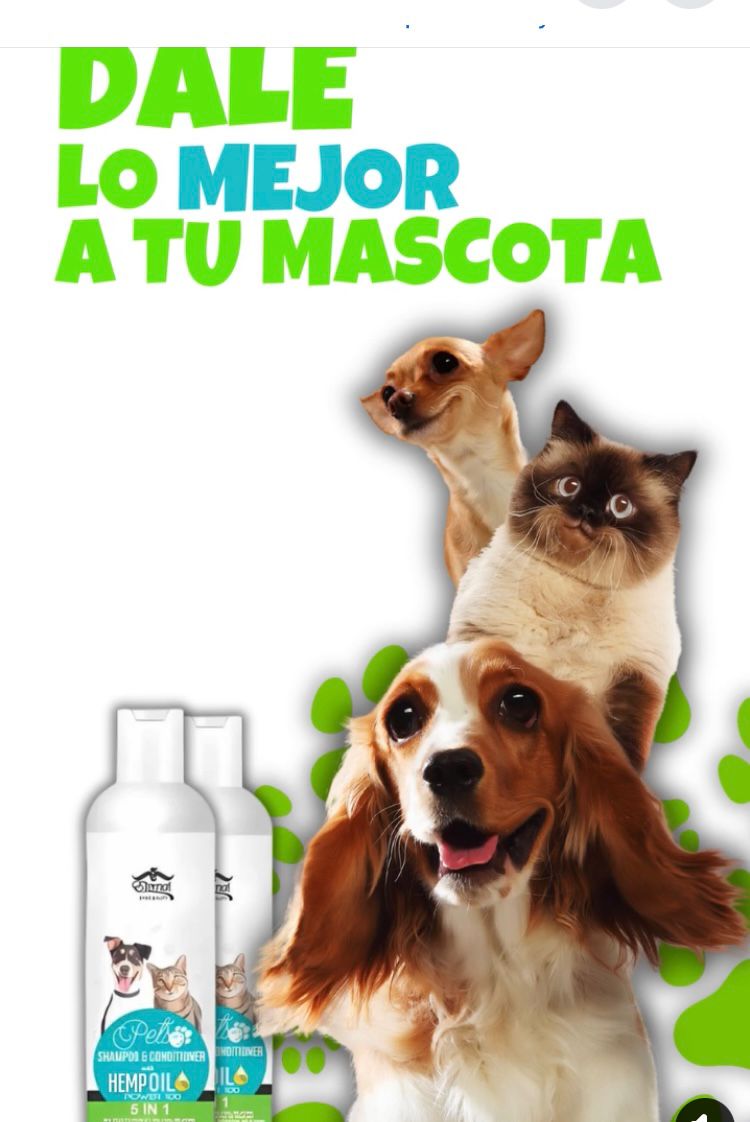 Champú y acondicionador para mascotas con aceite de cáñamo - Eternal Spirit Beauty